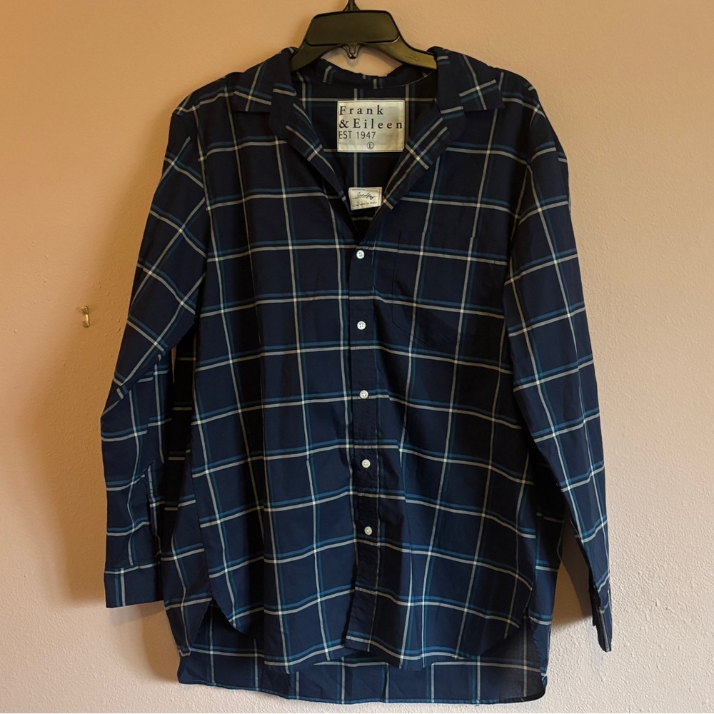Frank & Eileen Joedy Italian boyfriend button-up
